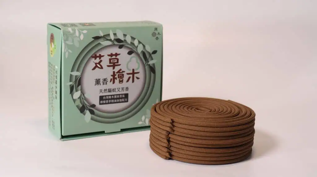 原木香／天然艾草檜木薰香環